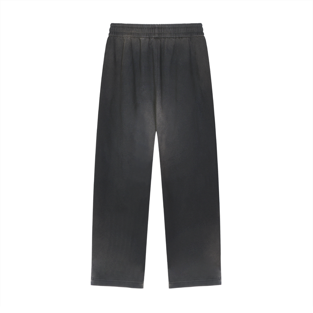 Sun Fade Raw Edge Straight-Leg Sweatpants