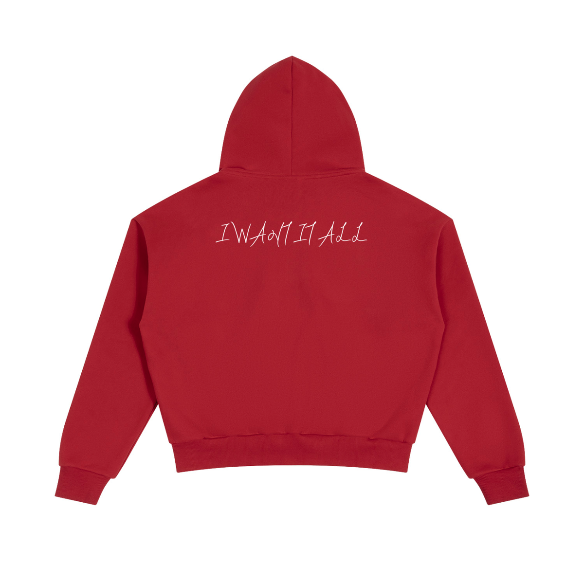 Unisex Boxy Fleece Piping Full Zip Hoodie