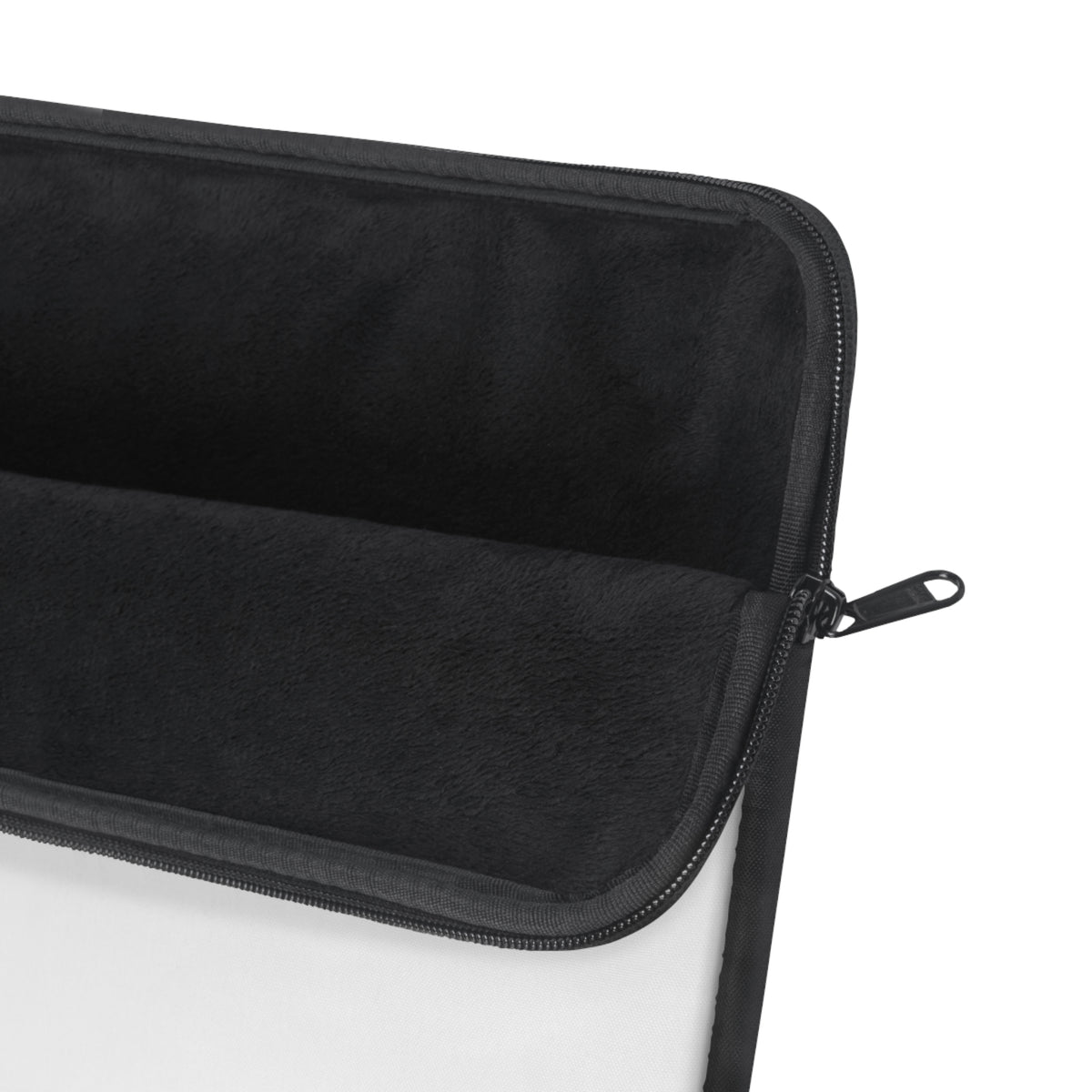 Customizable "Enter text" Laptop Sleeve — Minimal White Protective Case