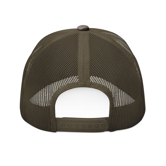 Camouflage Embroidered Trucker Hat, Outdoor Cap, Military Style Hat, Fishing Hat, Tactical Headwear, Gift for Dads, Summer Accessory