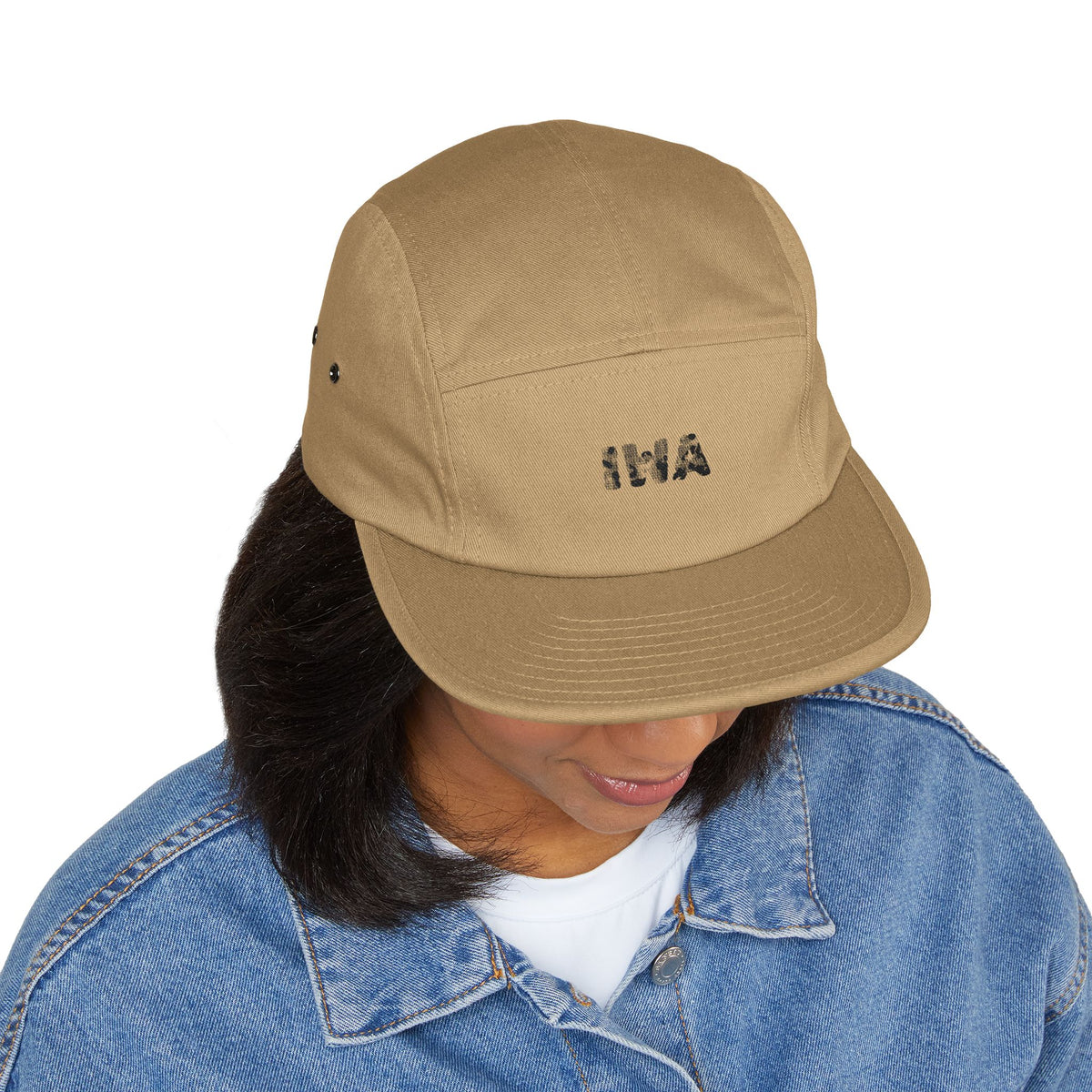 Stylish 5 Panel Cap, Trendy Embroidered Hat for Outdoors, Casual Fashion, Gift for Him, Unique Accessory, Summer Hat