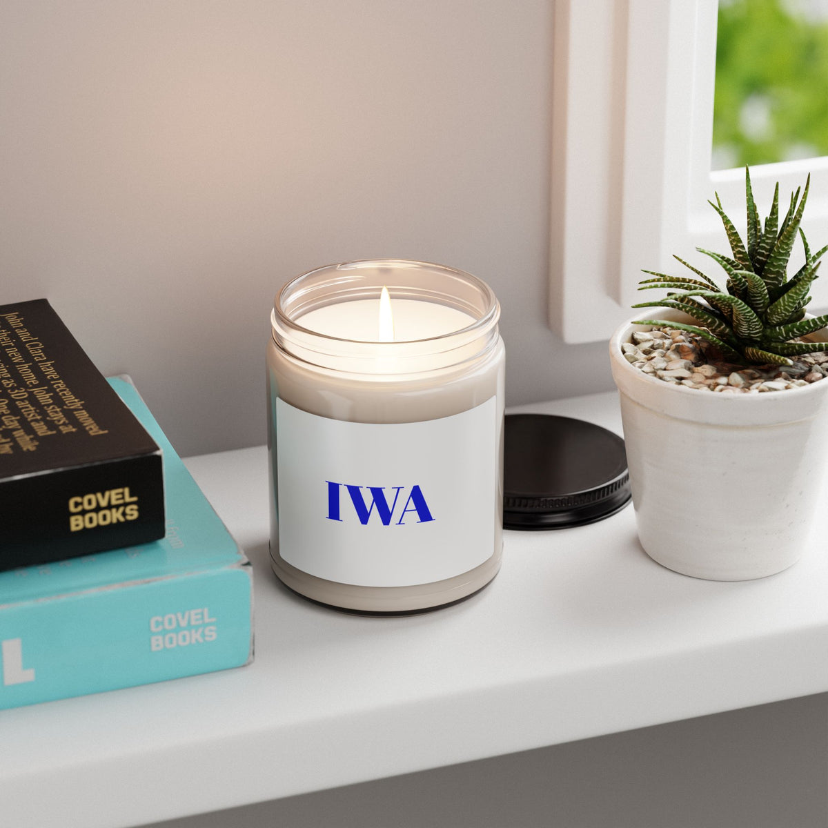IWA Scented Soy Candle — 9 oz Aromatherapy Jar Candle
