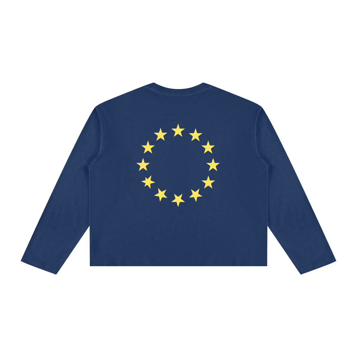 Unisex Vintage Wash Long Sleeve Boxy T-Shirt