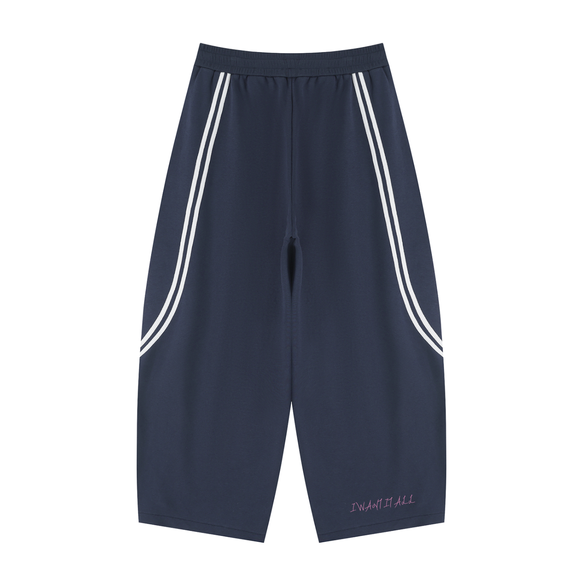 Unisex Wide Leg Piping Sweatpants