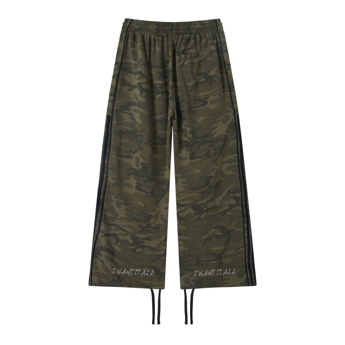 Unisex Camo Wide Leg Sweatpants