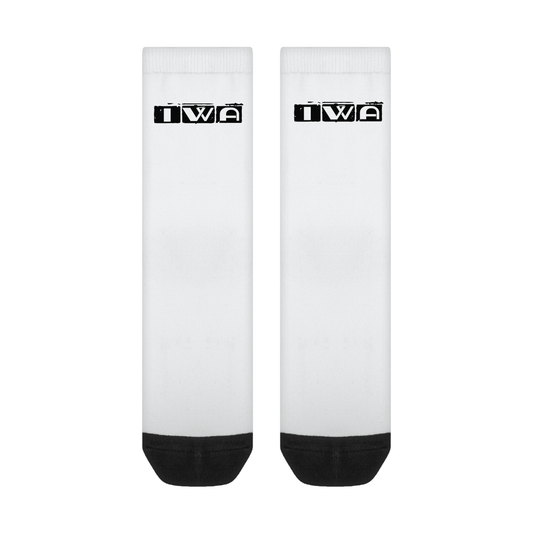 All-Over Print Color Matching Crew Socks