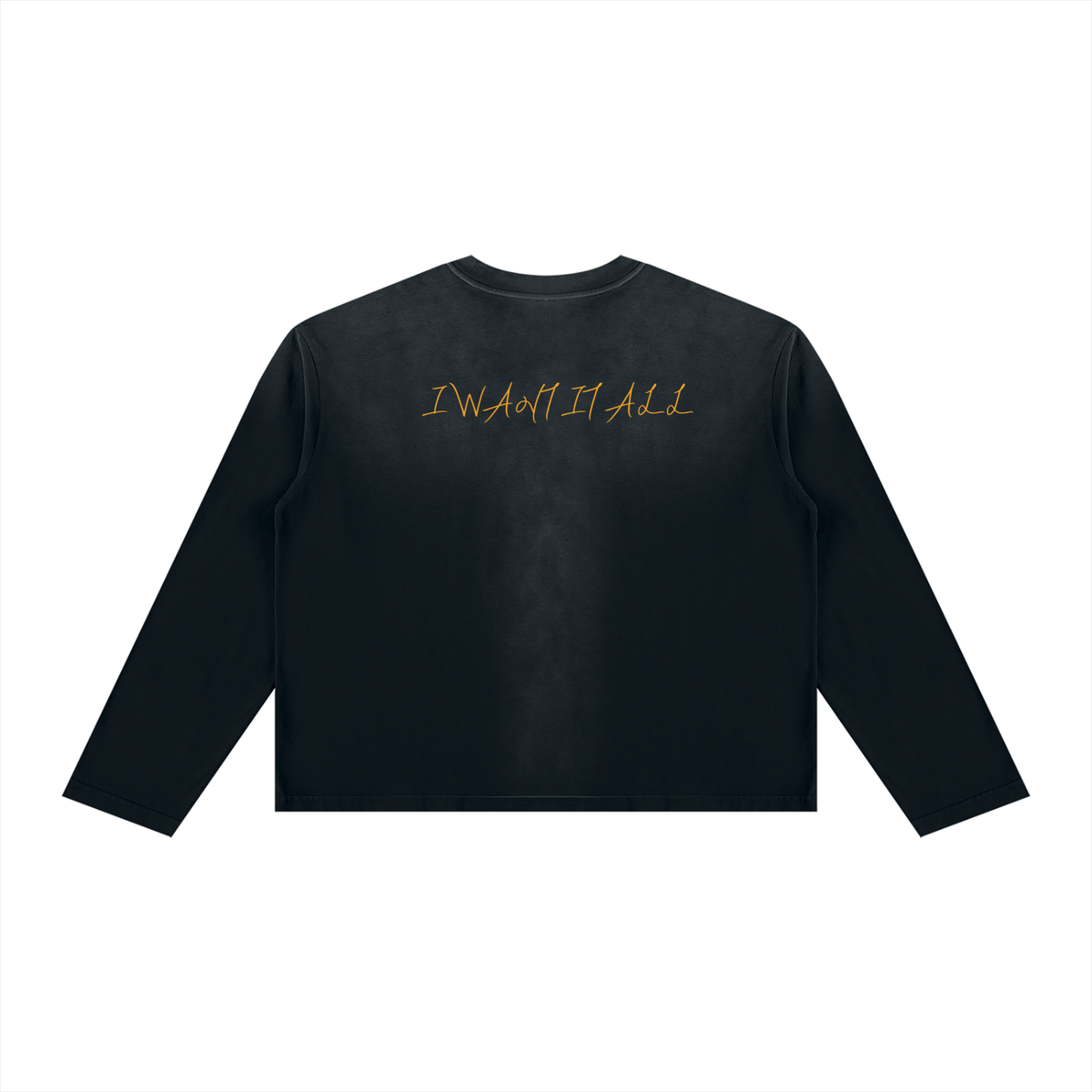 Unisex Sunfade Boxy Long Sleeve T-Shirt