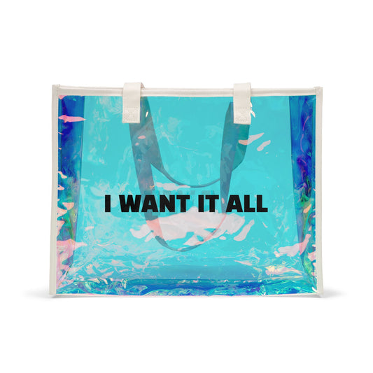 Beach Holographic Tote Bag