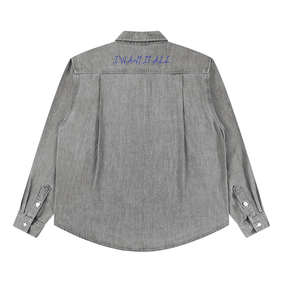 Unisex Vintage Wash Denim Shirt