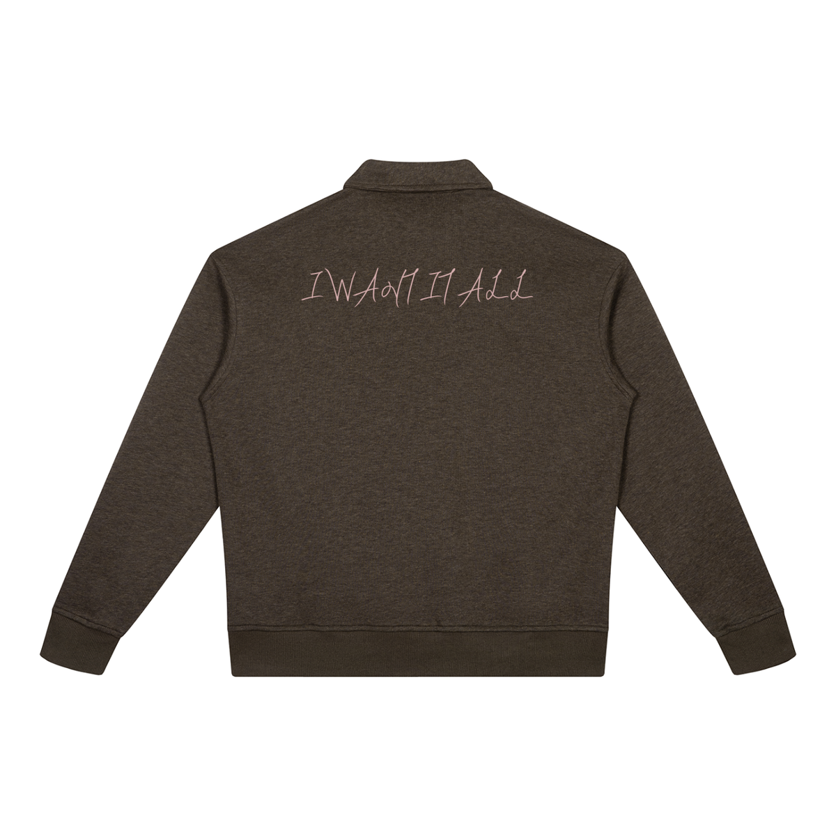 Unisex Boxy Quarter-Zip Sweatshirt