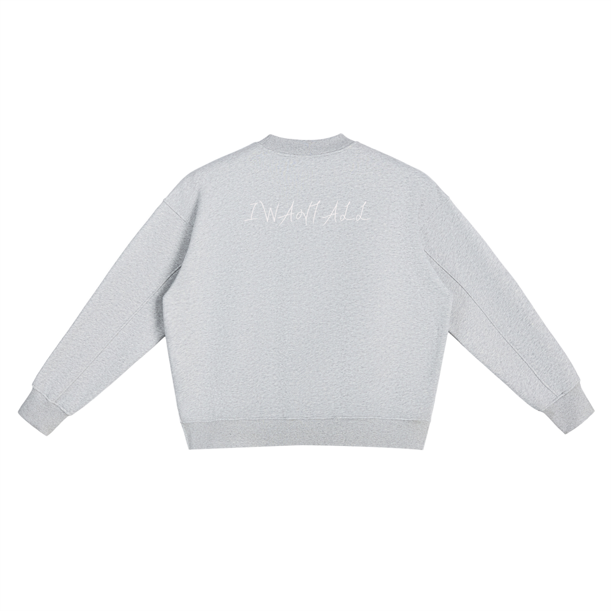 Fleece Side Slit Crewneck Sweatshirt