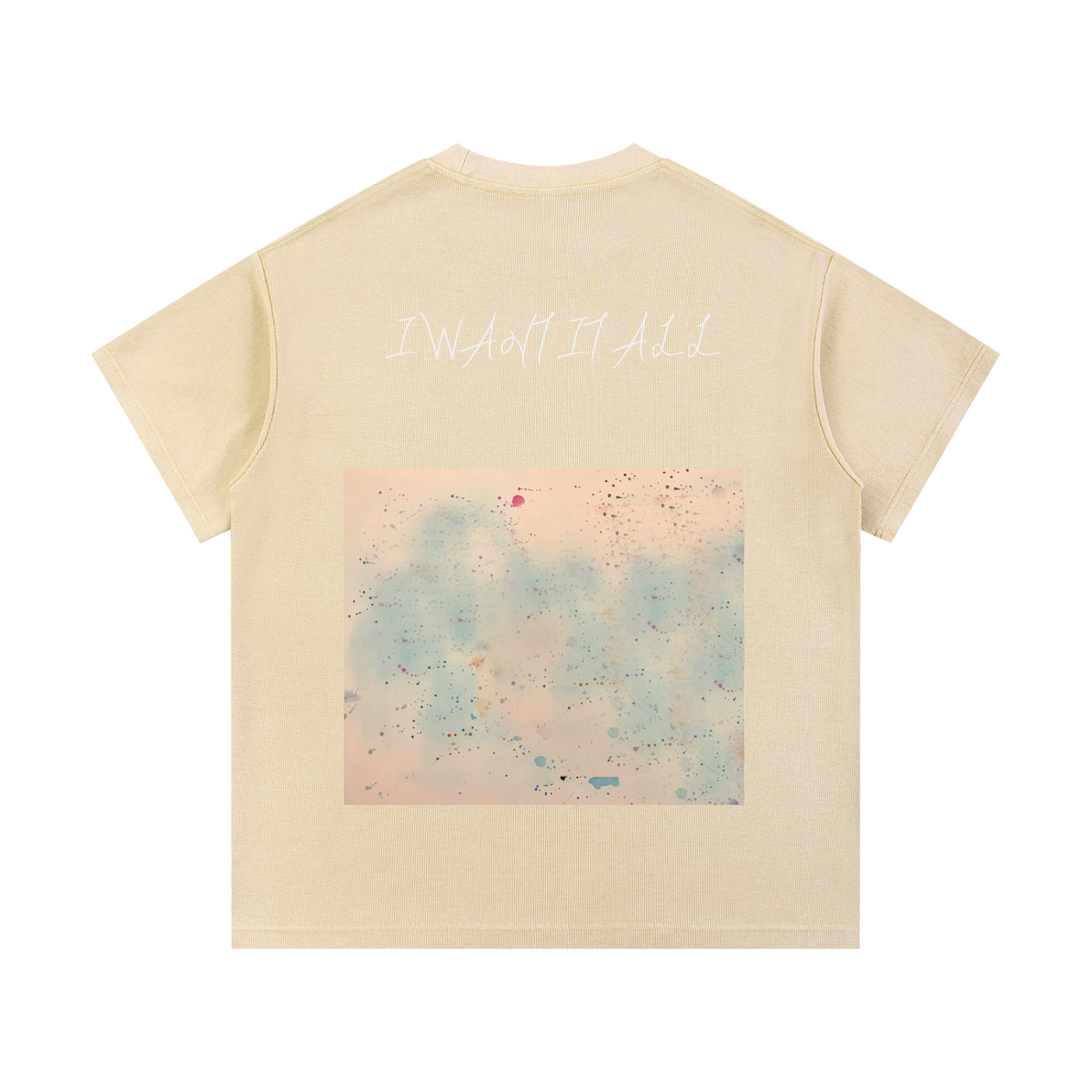 Mineral Wash Waffle Knit T-Shirt