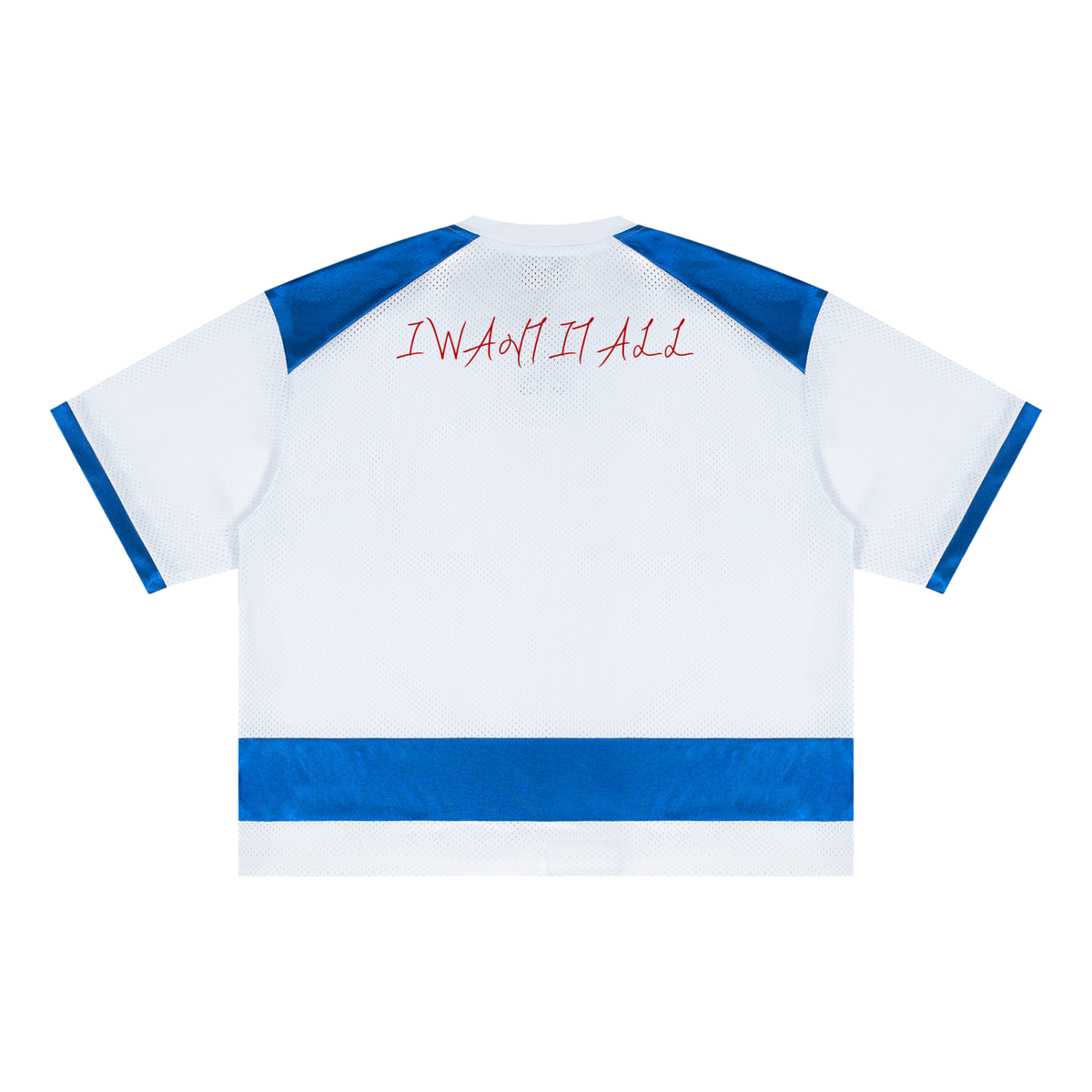 Unisex Raglan Sleeve Mesh Boxy T-Shirt