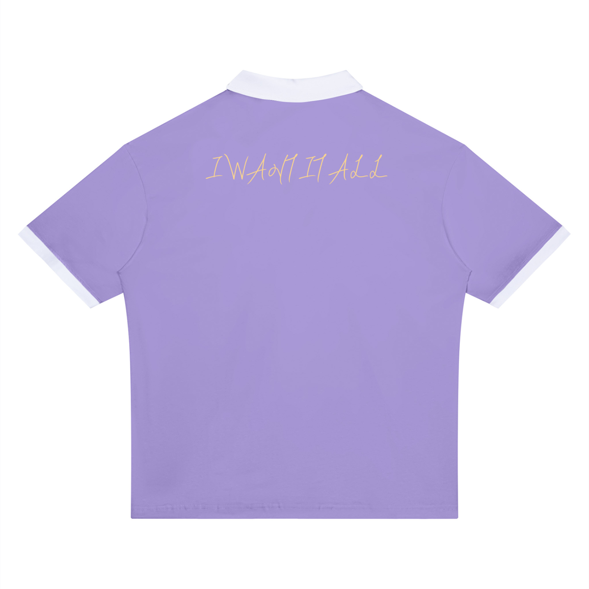 Unisex Color Block Polo Shirt