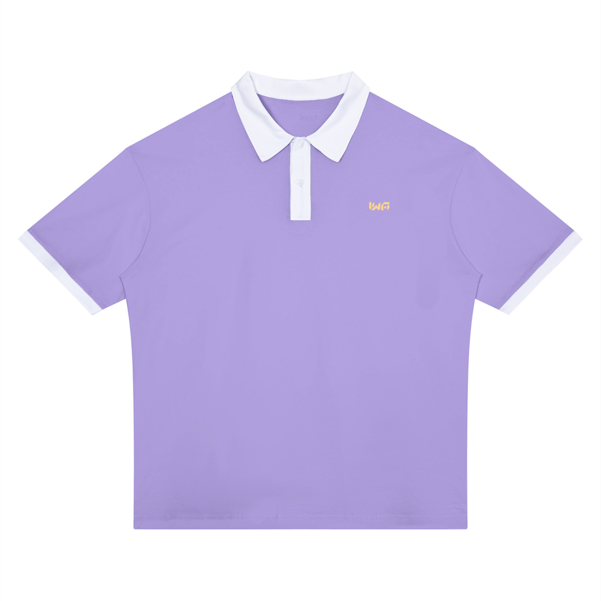 Unisex Color Block Polo Shirt
