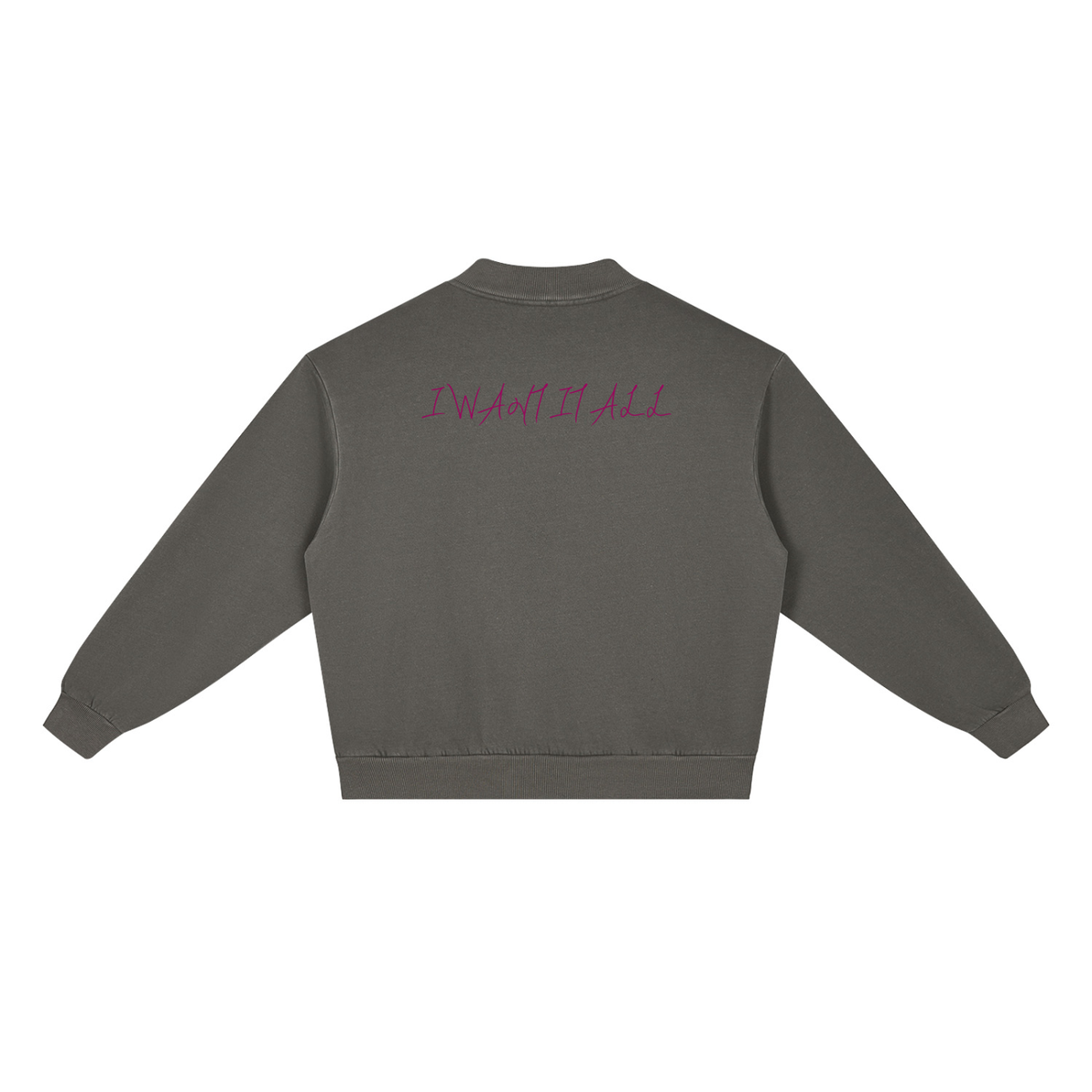 Unisex Vintage Wash Fleece Quarter Zip Sweatshirt
