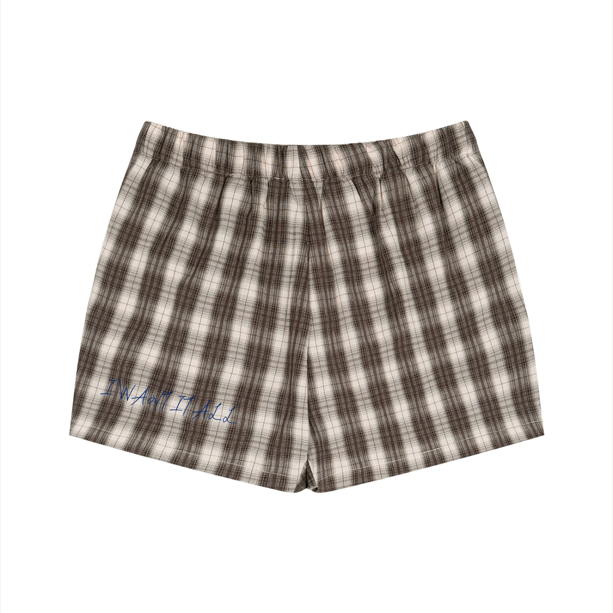 Unisex Plaid Shorts