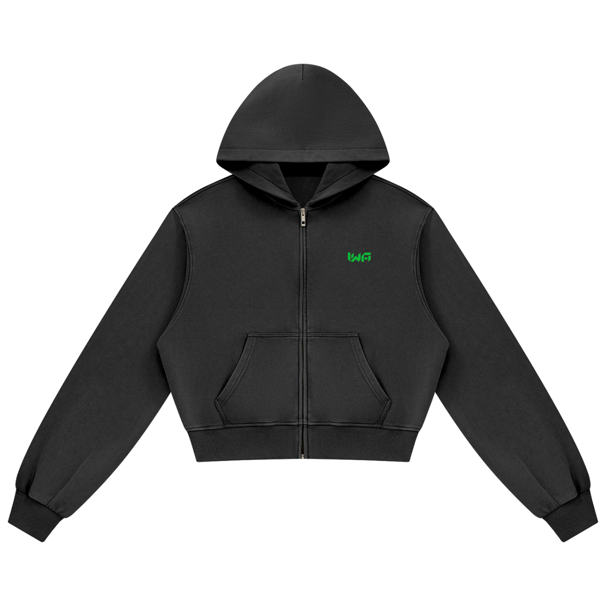 Women's Mineral Wash Full Zip Hoodie