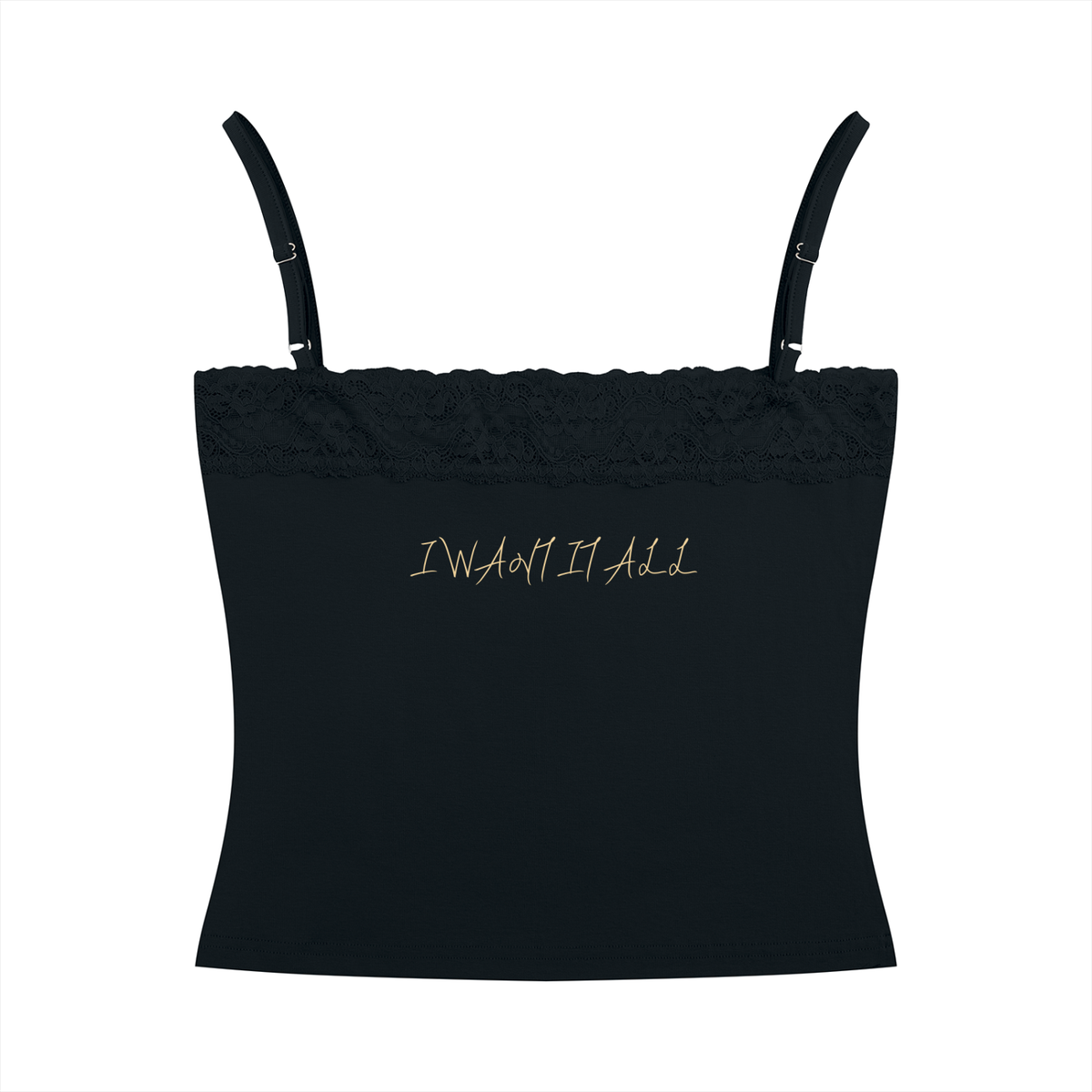 Women's Lace Trim Cami Tank Top