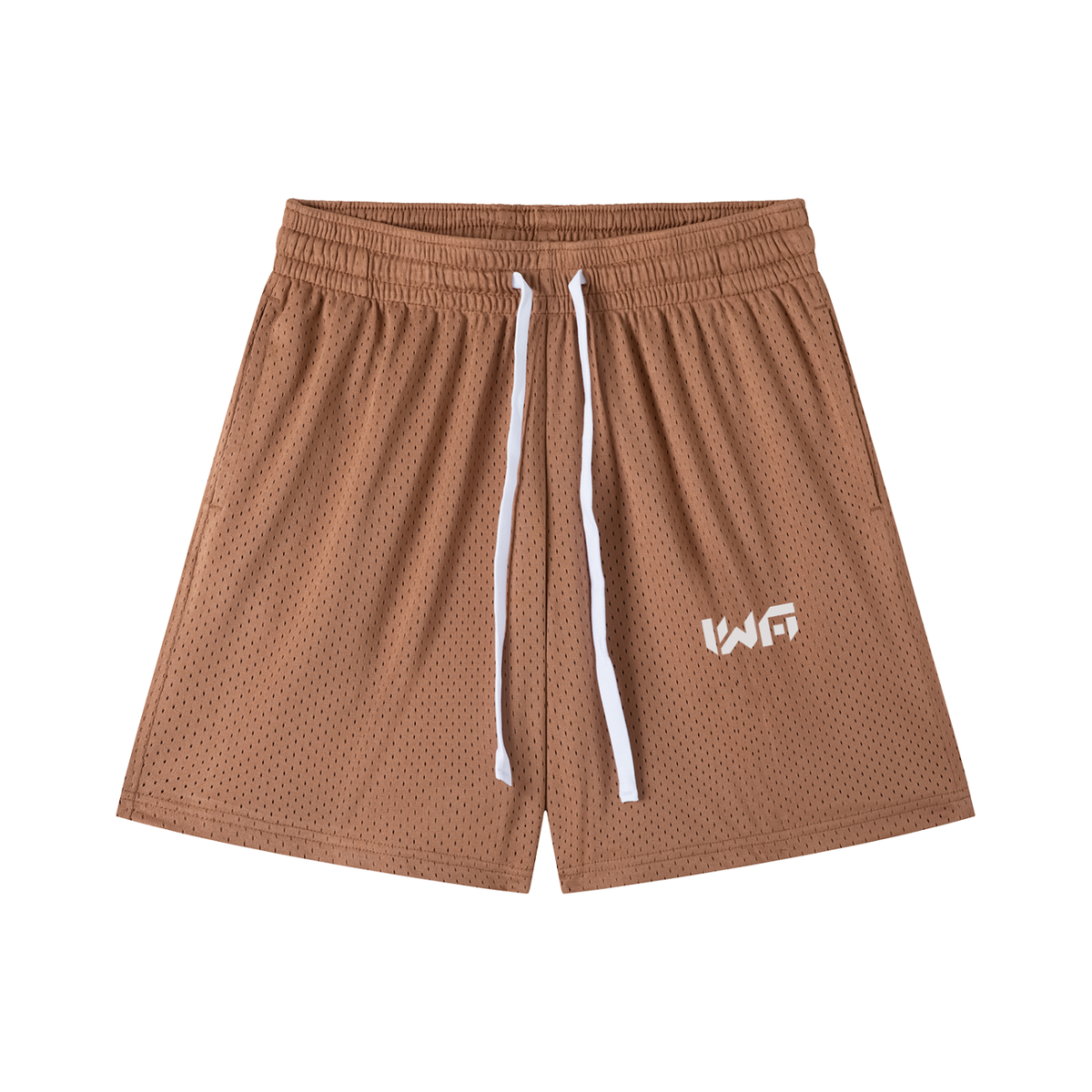 Mesh Drawstring Shorts