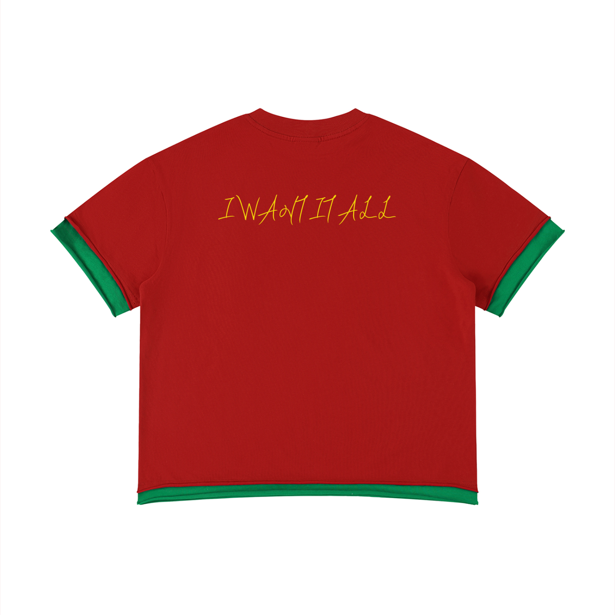 Unisex Boxy Color Block T-Shirt