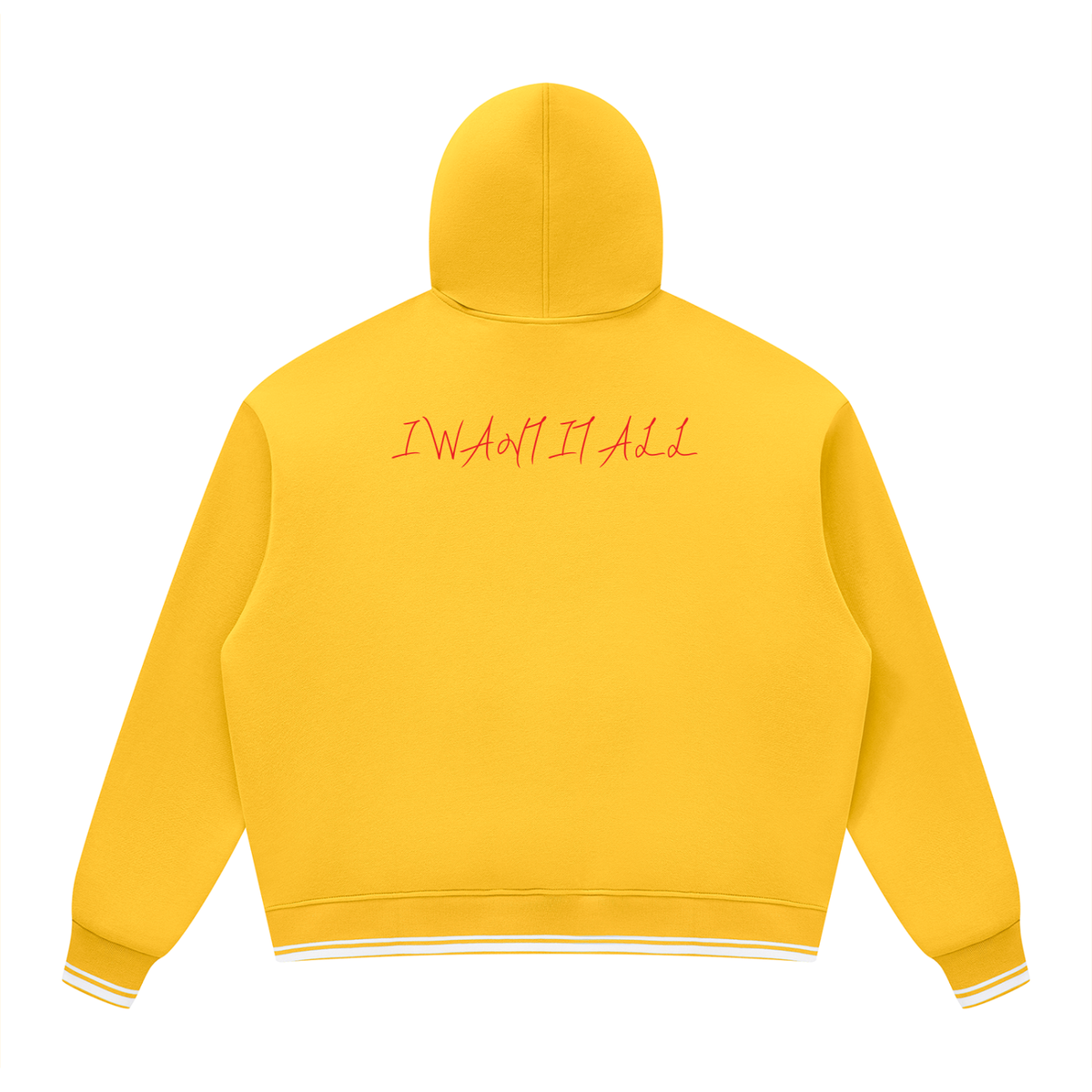 Unisex Oversized Color Block Fleece Hoodie