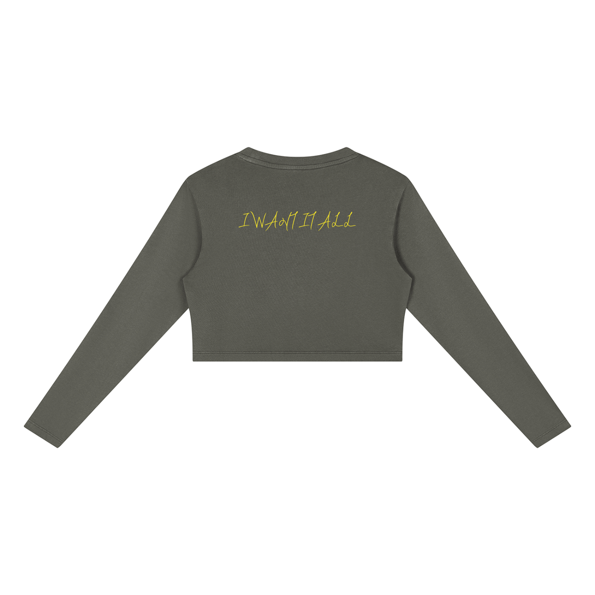 Women's Mineral Wash Crop Sweatshirt