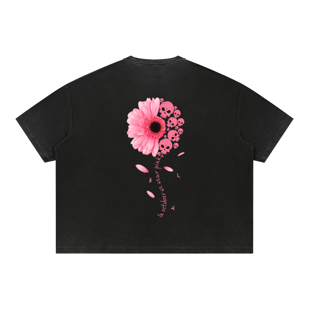 Unisex Vintage Wash Sunfade Boxy Waffle T-Shirt