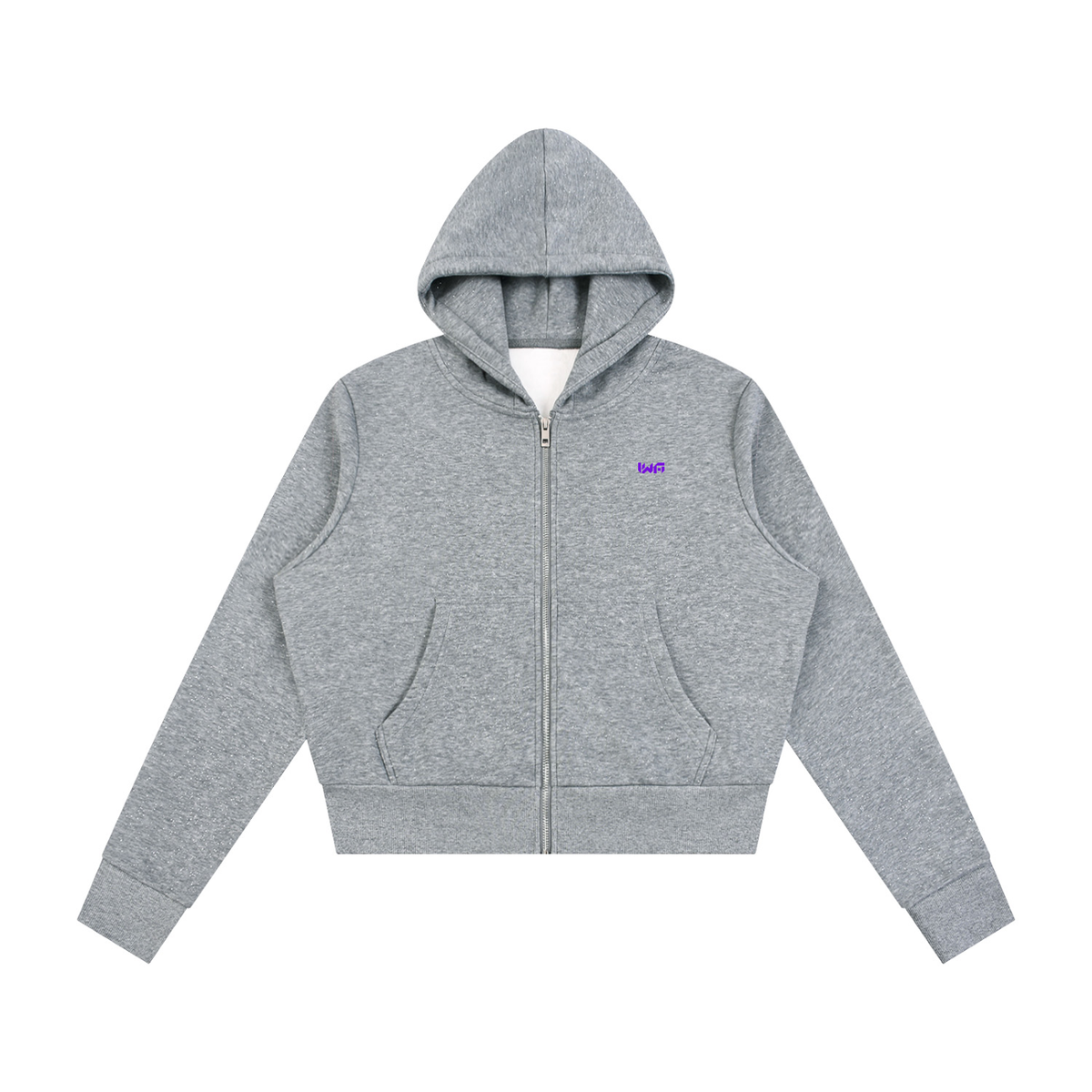 Women's Sparkles Fleece Full Zip Hoodie