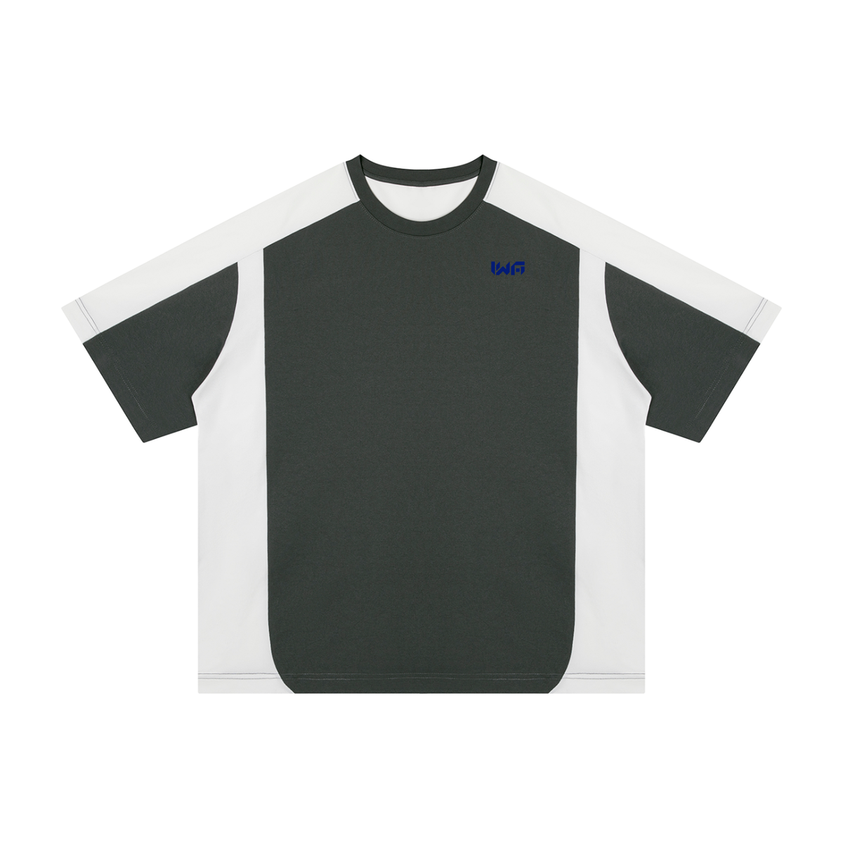 Unisex Color Block Loose T-Shirt