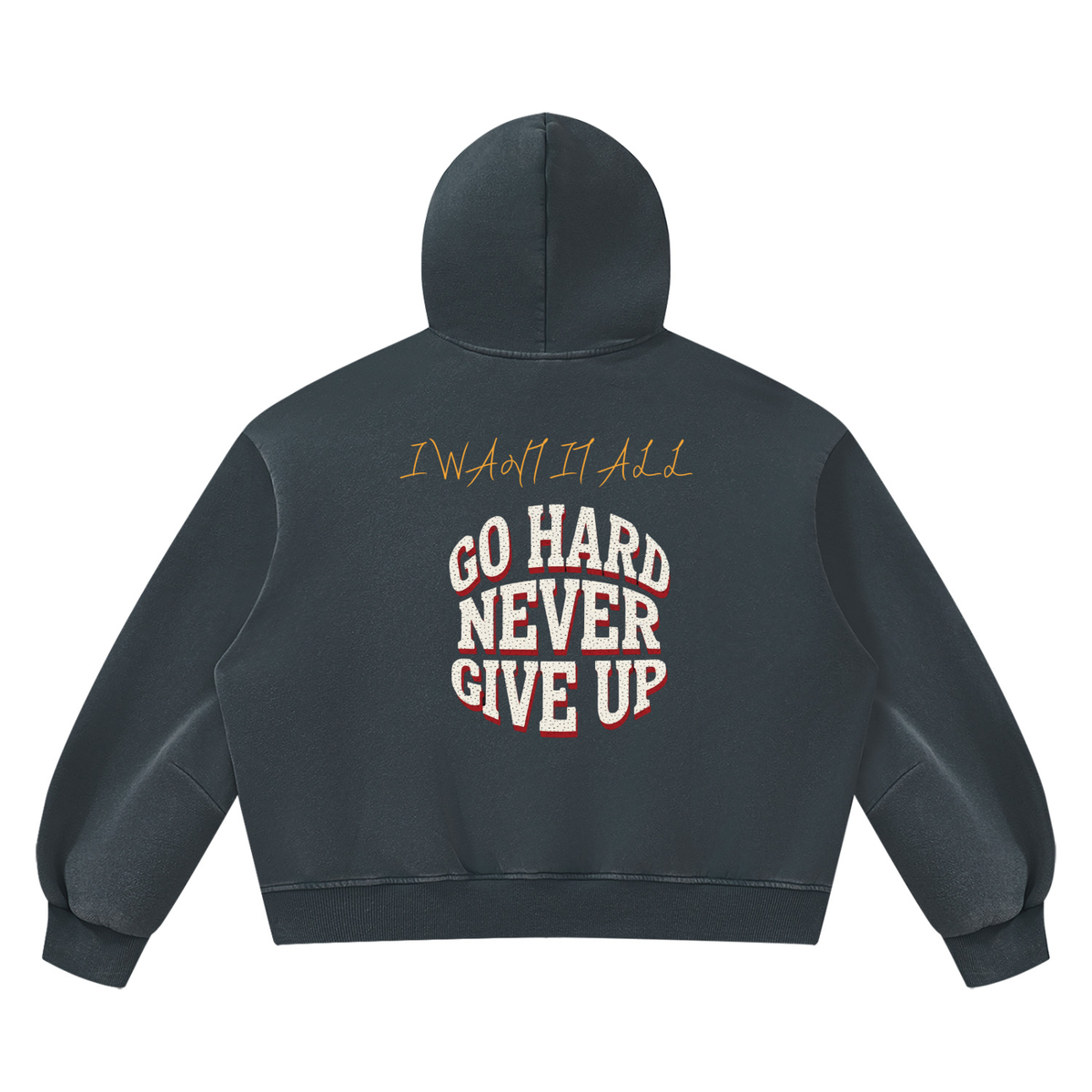 Unisex Vintage Wash Boxy Fleece Hoodie
