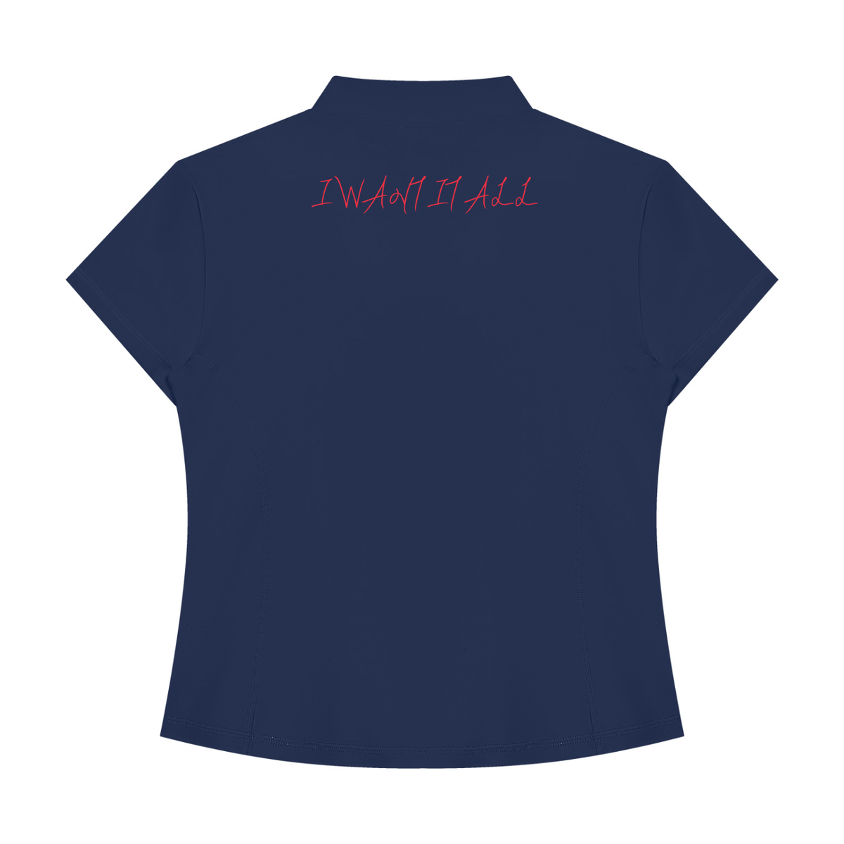 Women's Yoga Quarter-Zip Mock Neck T-Shirt