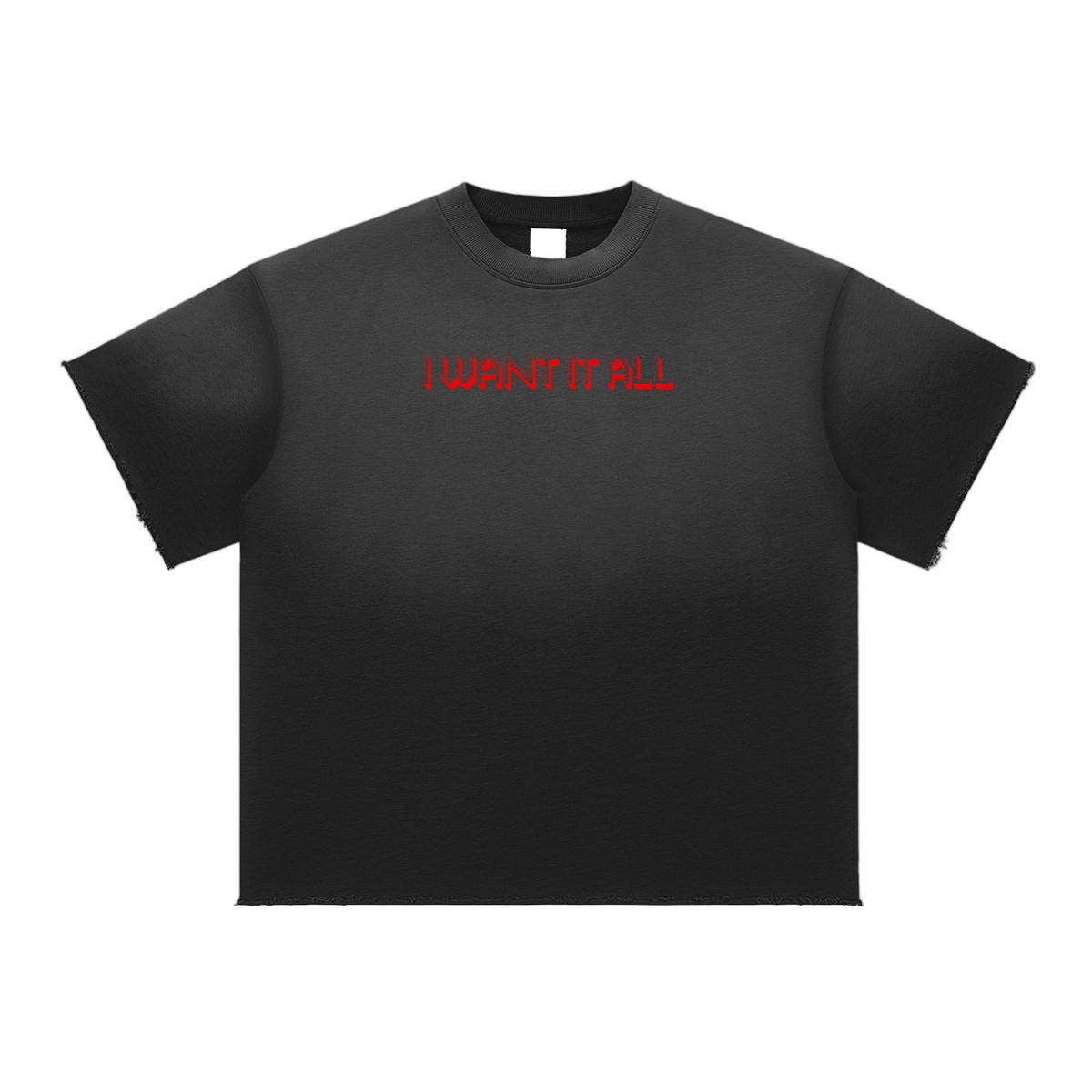 Sun Fade Raw Edge T-Shirt
