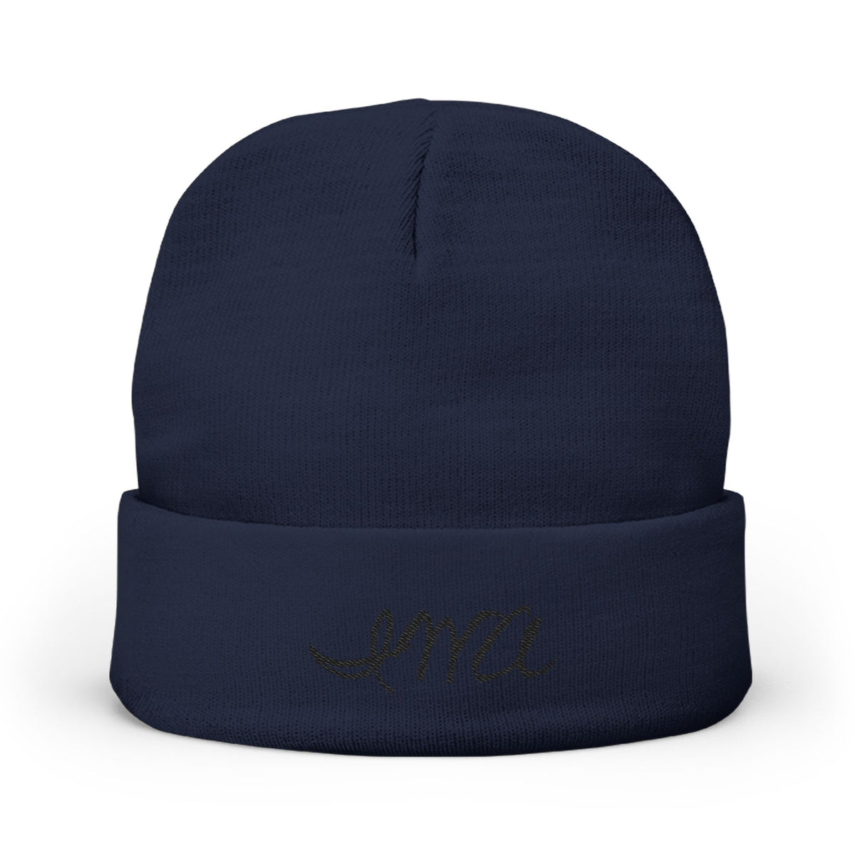 Embroidered 'Love' Script Knit Beanie — Cozy Winter Hat