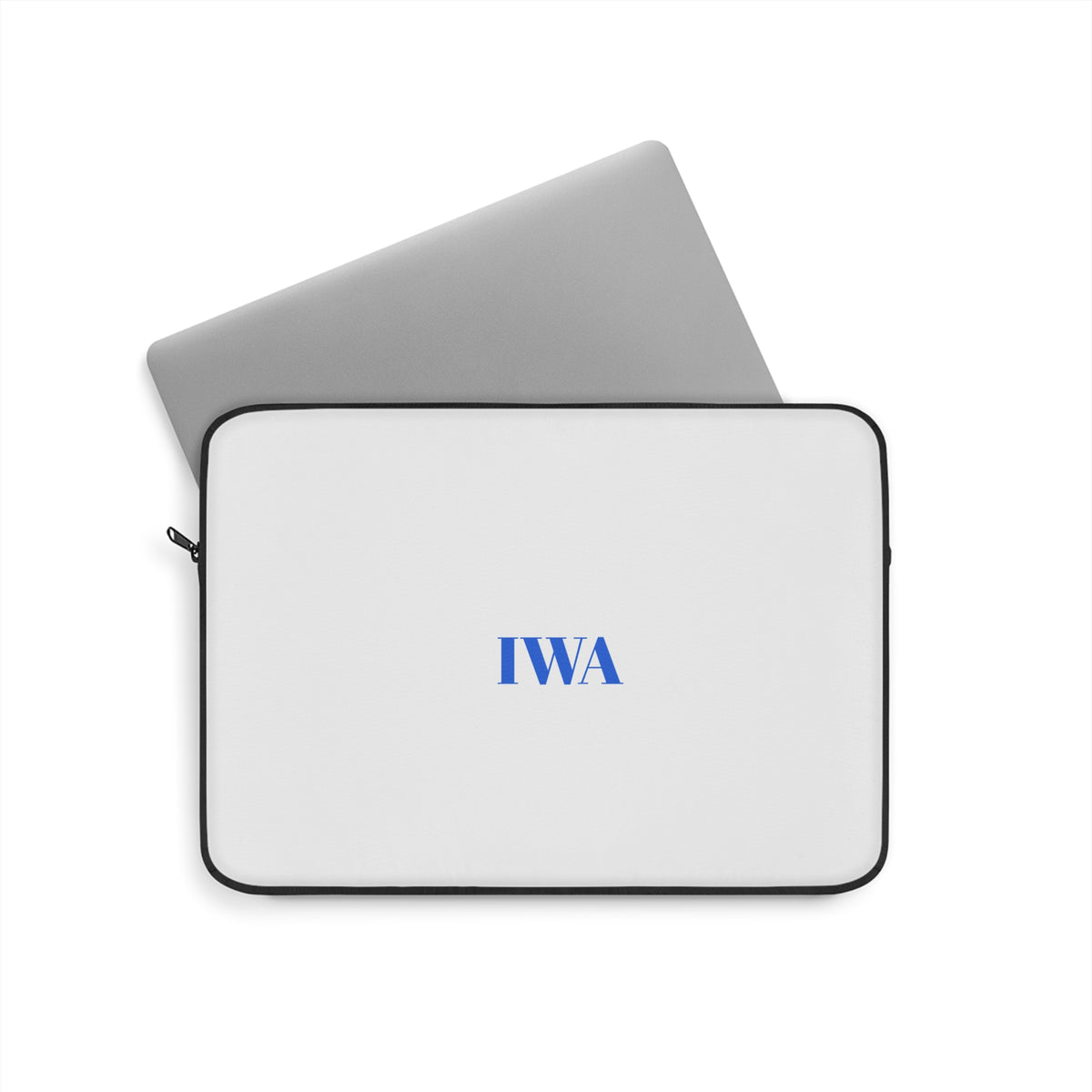 Customizable "Enter text" Laptop Sleeve — Minimal White Protective Case