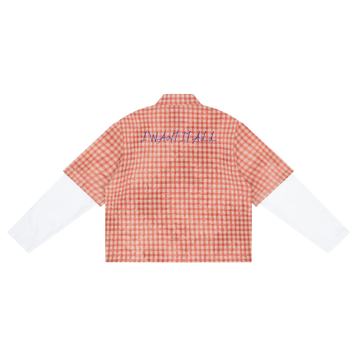 Unisex Vintage Wash Plaid Short Sleeve Shirt
