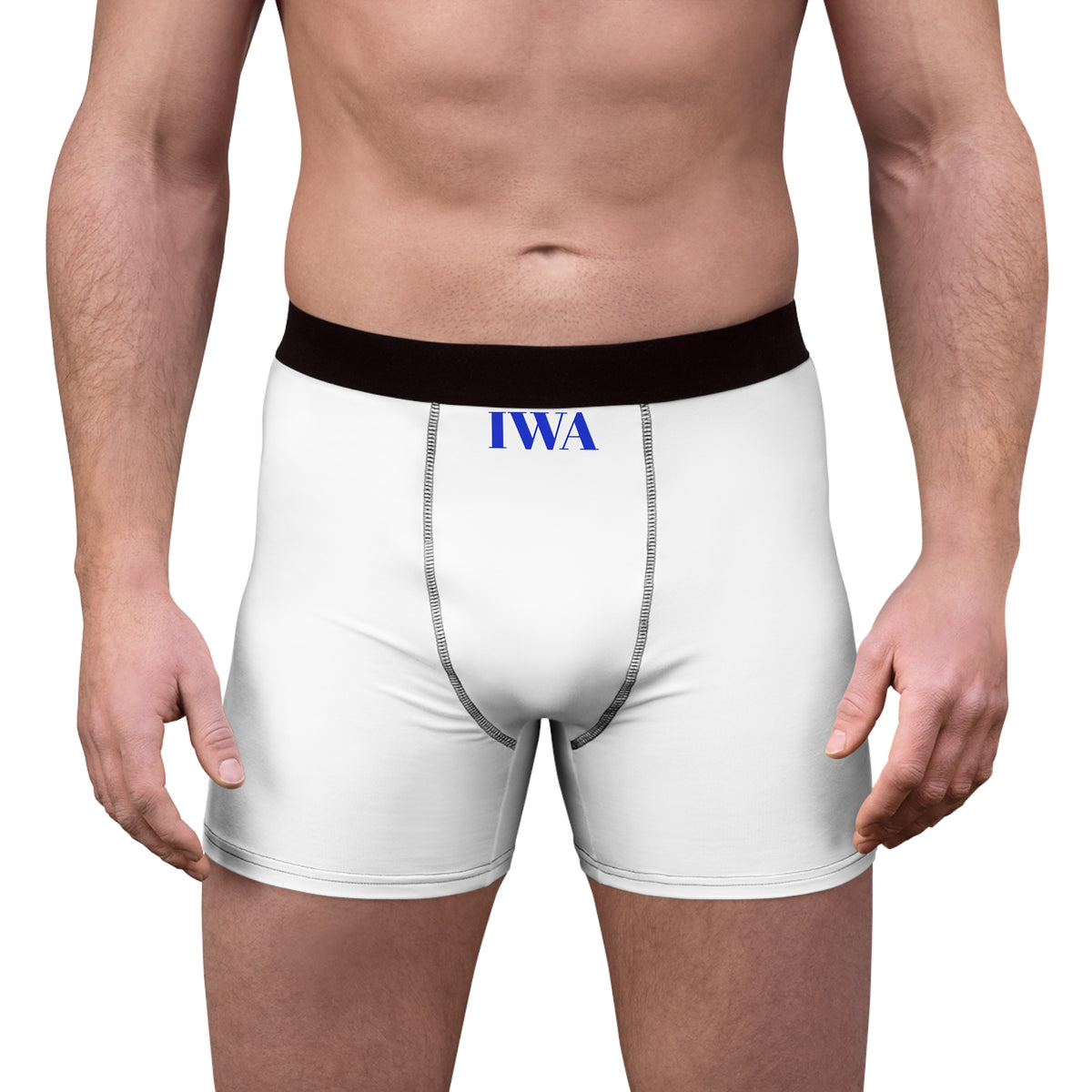Monogrammed IWA Boxer Briefs - Personalized Men's Underwear