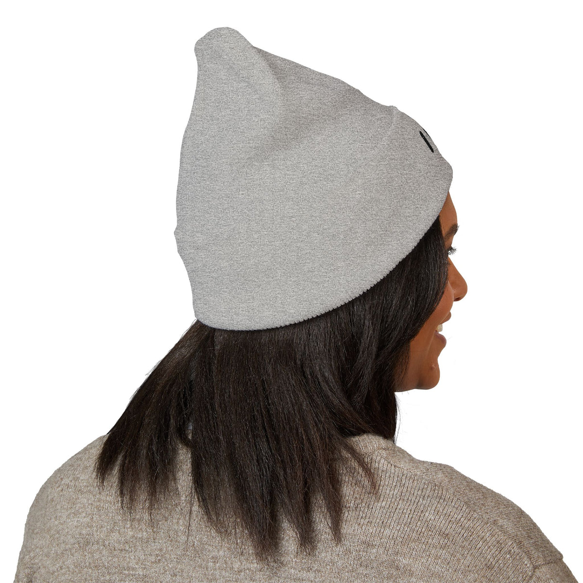 IWA Embroidered Cuffed Beanie — Classic Knit Winter Hat