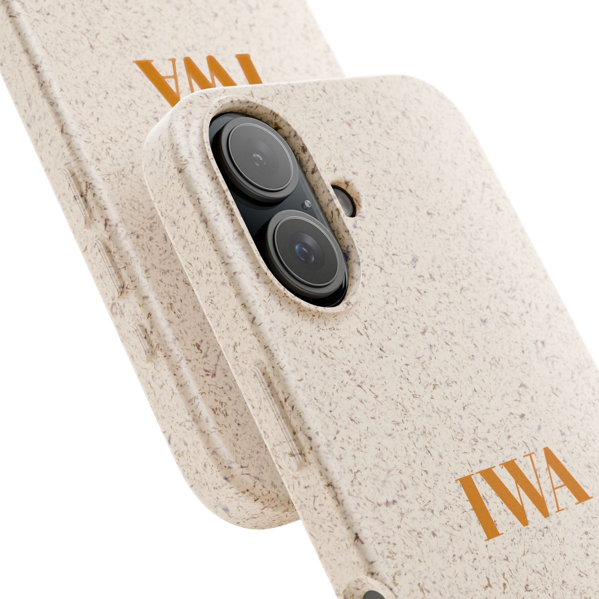 Eco-Friendly Biodegradable Phone Case — Minimal 'IWA' Logo