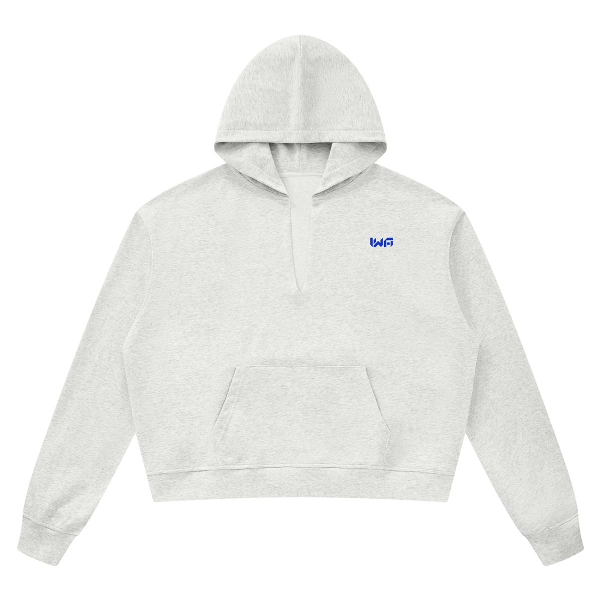 Unisex Boxy Raw Edge Hoodie