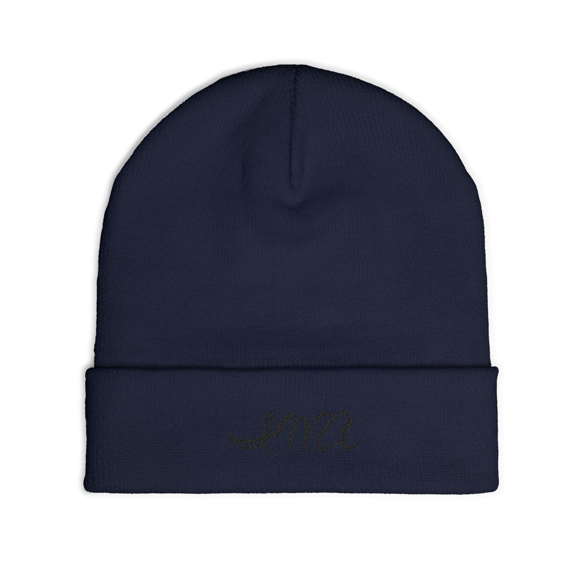 Embroidered 'Love' Script Knit Beanie — Cozy Winter Hat