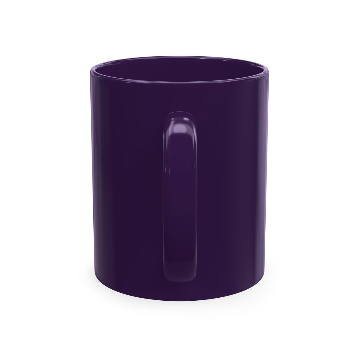 IWA Monogram Ceramic Mug — Minimalist Beige Coffee Cup with Bold Blue Letters