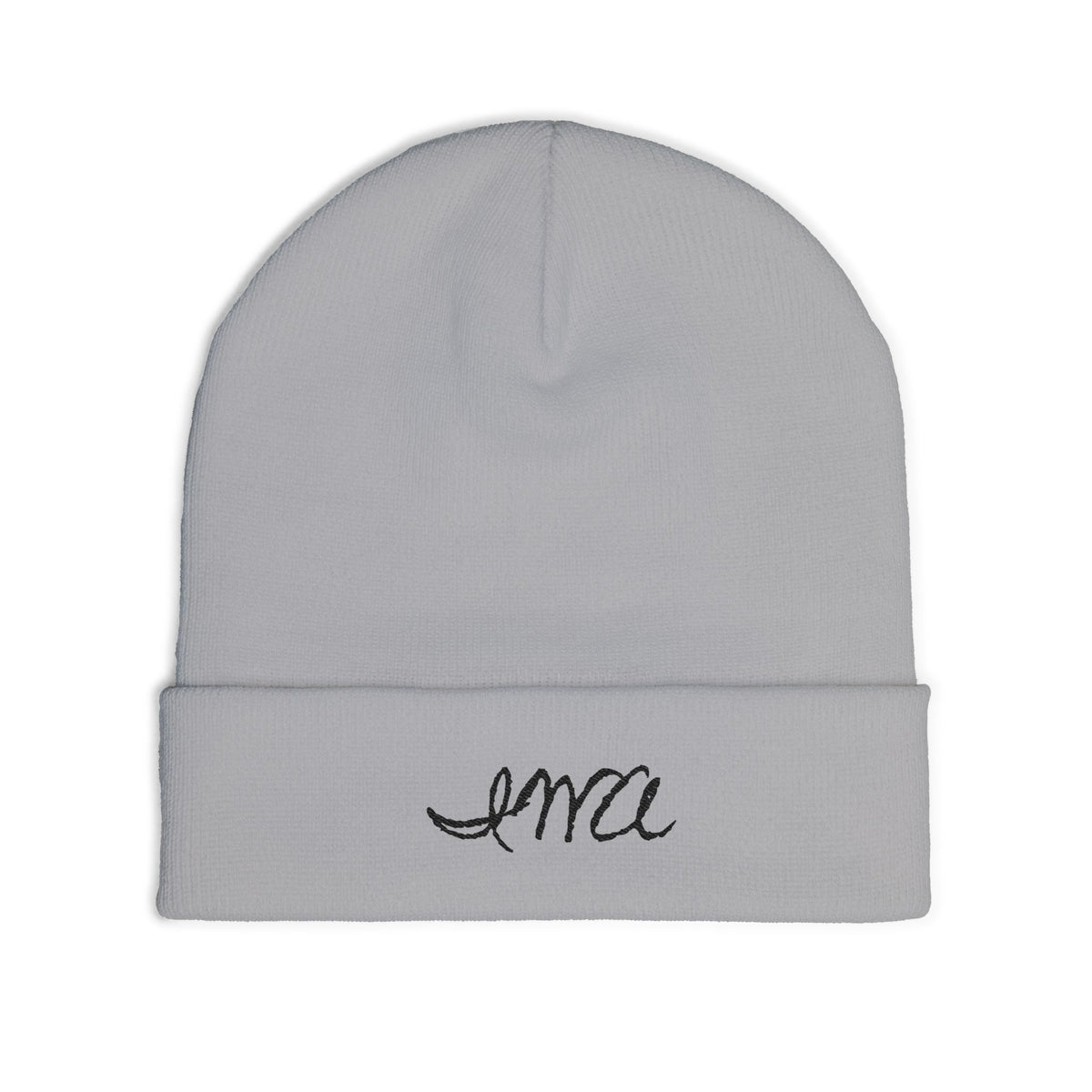 Embroidered 'Love' Script Knit Beanie — Cozy Winter Hat