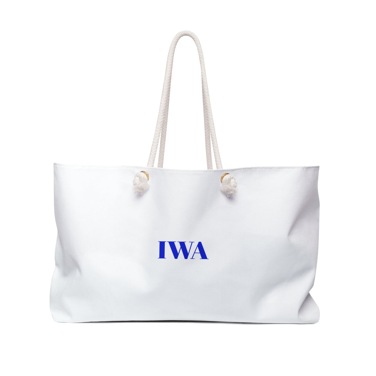 Monogram Weekender Bag – Personalized IWA Canvas Travel Tote