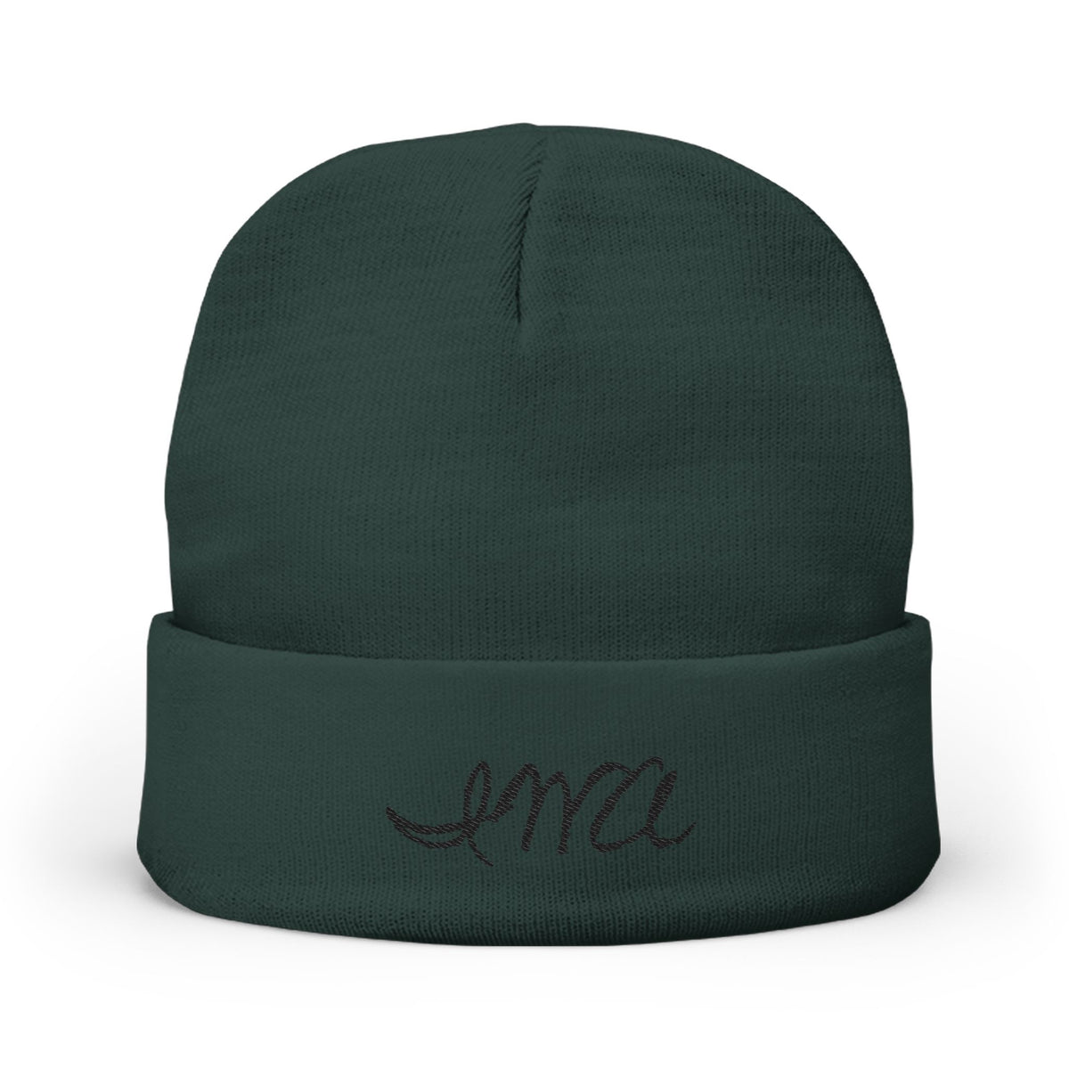 Embroidered 'Love' Script Knit Beanie — Cozy Winter Hat