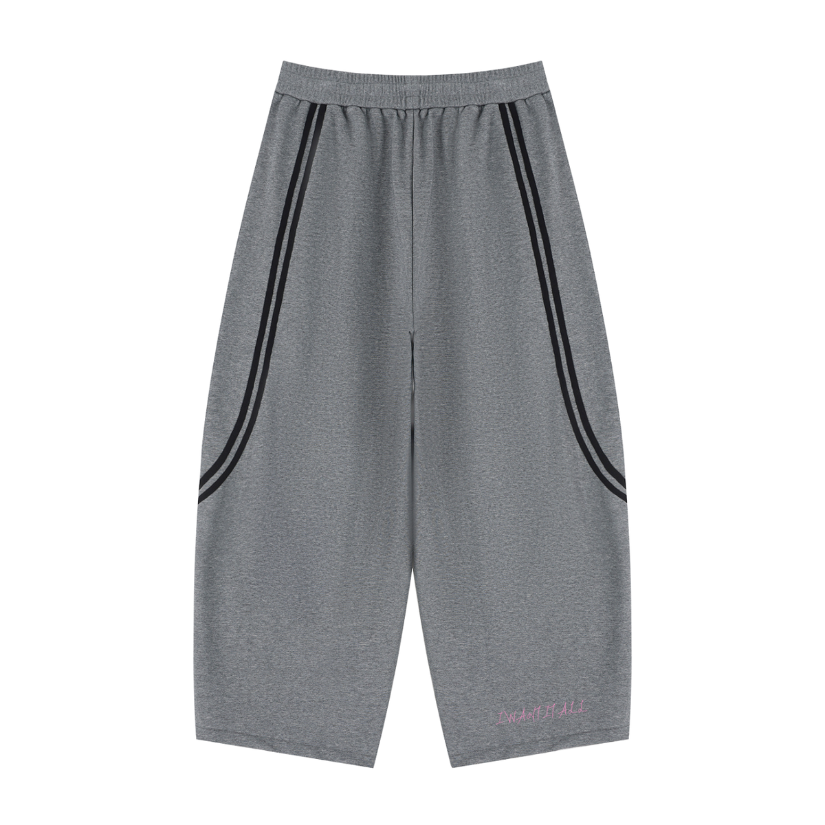 Unisex Wide Leg Piping Sweatpants