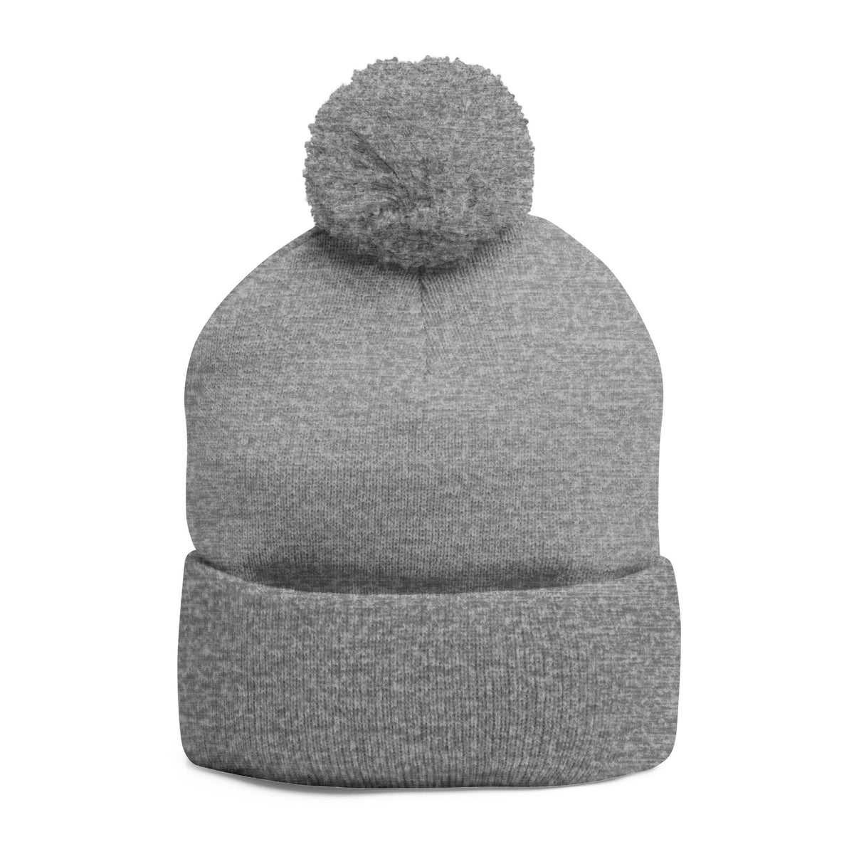 Cozy Pom-Pom Knit Cap - Embroidered Beanie for Winter, Gift for Him/Her, Warm Hat for Skiing/Camping/Outdoor Activities