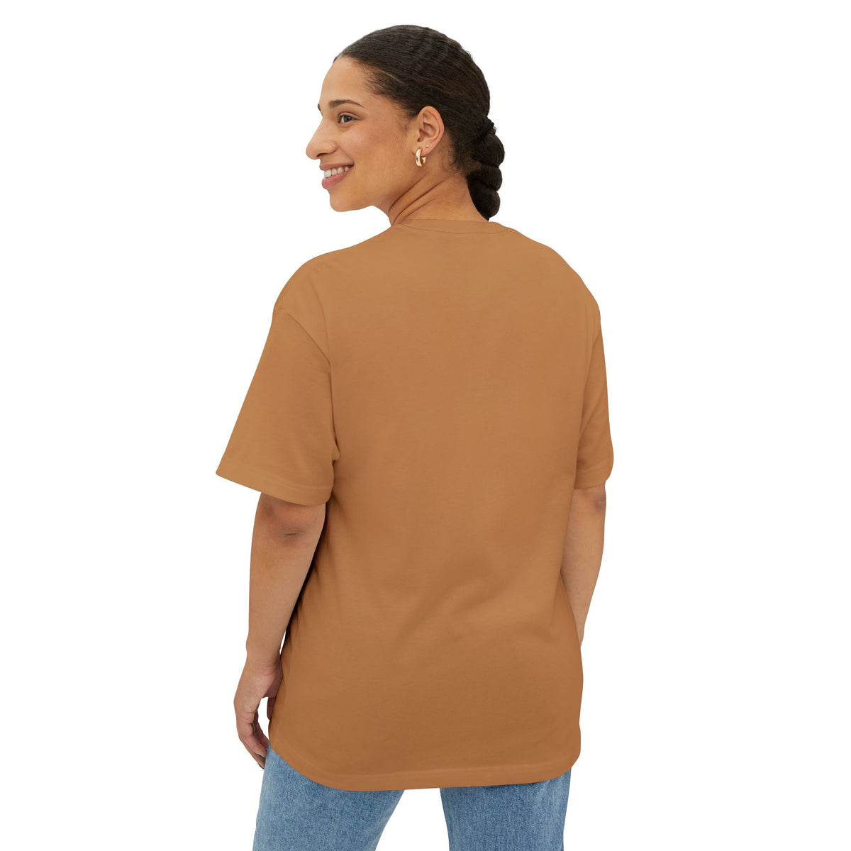 Unisex Oversized Boxy Tee - Minimalist IWA Design for Everyday Comfort