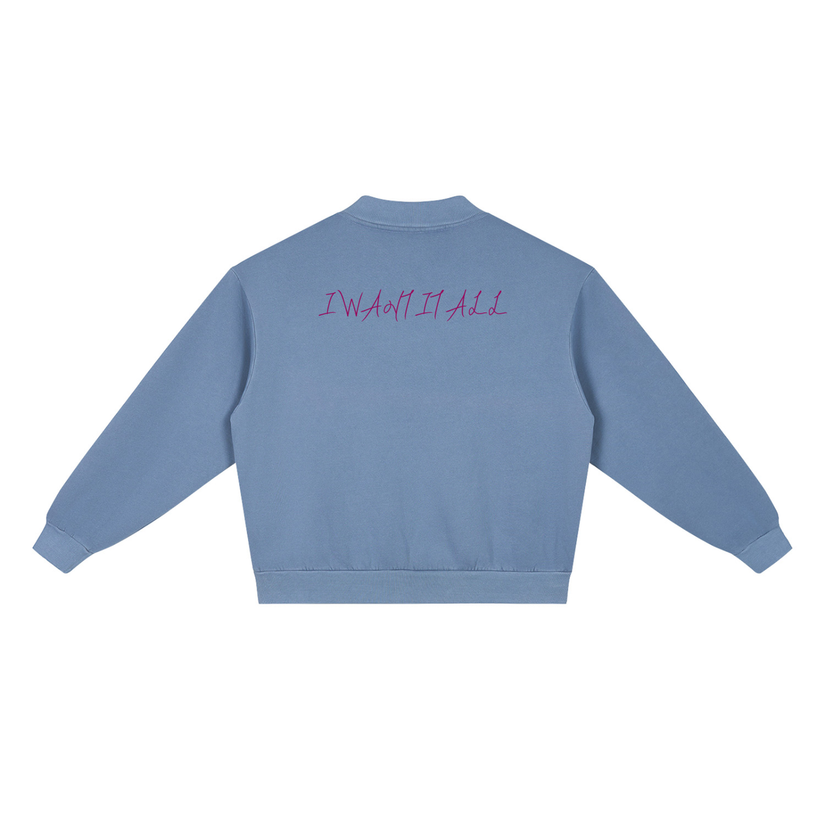 Unisex Vintage Wash Fleece Quarter Zip Sweatshirt
