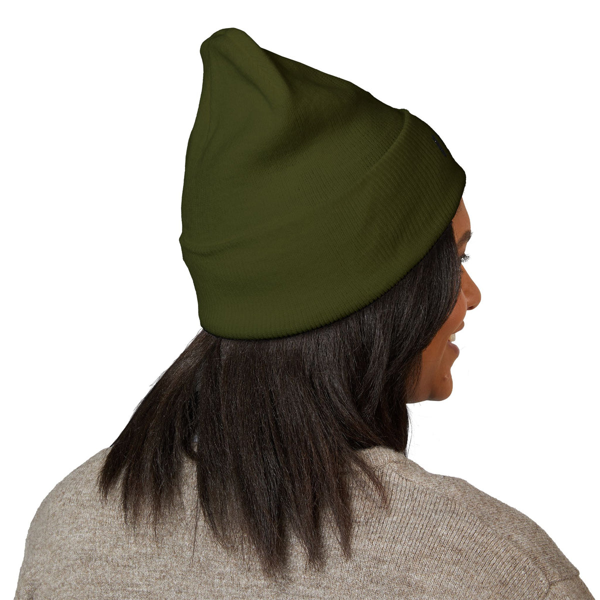 IWA Embroidered Cuffed Beanie — Classic Knit Winter Hat